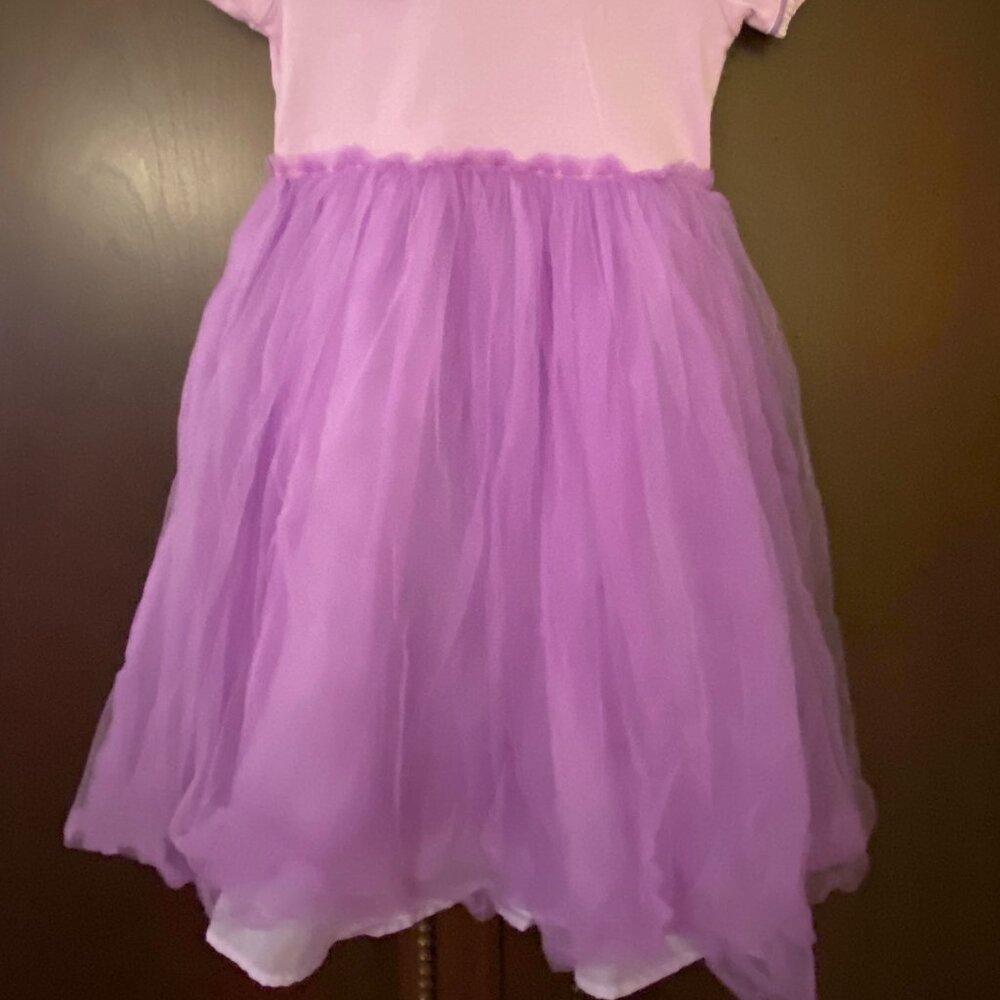 Baby Lulu Purple Dress with Tulle Skirt (2 pc set) - Size 6 - Picture 2 of 11